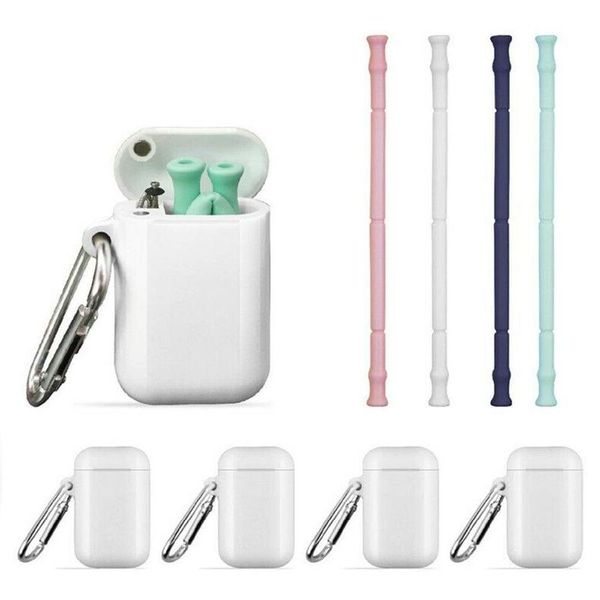 collapsible silicone straw fodable reusable metal straw drinking straws for travel outdoor kitchen bar accessories
collapsible silicone straw fodable reusable metal straw drinking straws for travel outdoor kitchen bar accessories