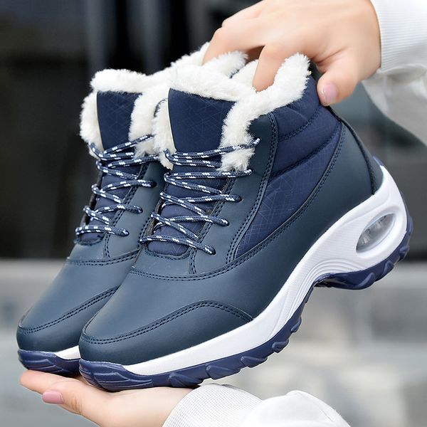 new women boots winter warm snow boots women ankle female waterproof outdoor plus size platform winter light shoes, Black
new women boots winter warm snow boots women ankle female waterproof outdoor plus size platform winter light shoes, Black