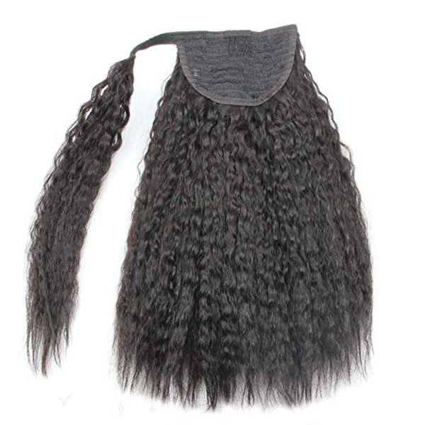 14inch kinky straight human hair ponytail extension wrap around 1b kinkys straight clip in yaki coarse human hair ponytail extensions, Black
14inch kinky straight human hair ponytail extension wrap around 1b kinkys straight clip in yaki coarse human hair ponytail extensions, Black
