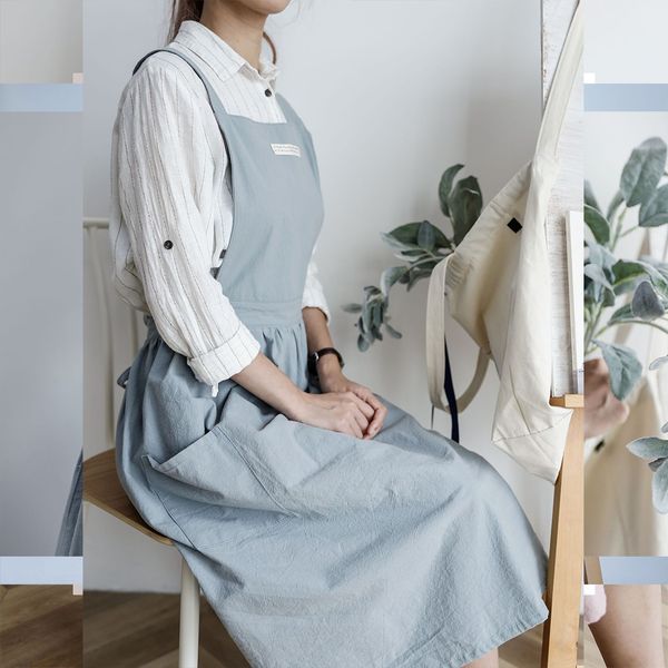 2019new nordic wind pleated skirt cotton linen apron coffee shops and flower shops work cleaning aprons kitchen cotton apron
2019new nordic wind pleated skirt cotton linen apron coffee shops and flower shops work cleaning aprons kitchen cotton apron