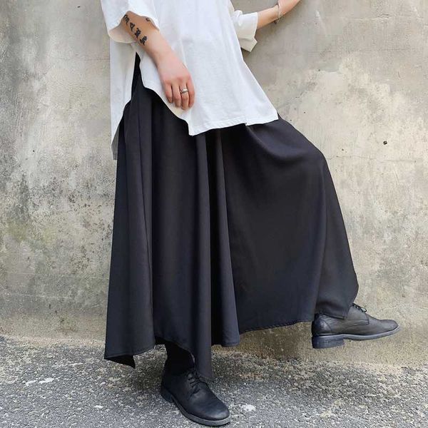 men japan style irregular design wide leg skirts pants male women streetwear hip hop punk gothic harem trousers kimono pants, Black
men japan style irregular design wide leg skirts pants male women streetwear hip hop punk gothic harem trousers kimono pants, Black