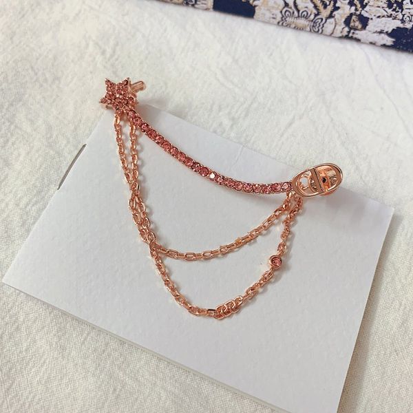 c2213 stylish letter cd chain single earrings 2020 exquisite gorgeous sweet pink cubic zirconia star tassel earrings clip, Golden;silver
c2213 stylish letter cd chain single earrings 2020 exquisite gorgeous sweet pink cubic zirconia star tassel earrings clip, Golden;silver