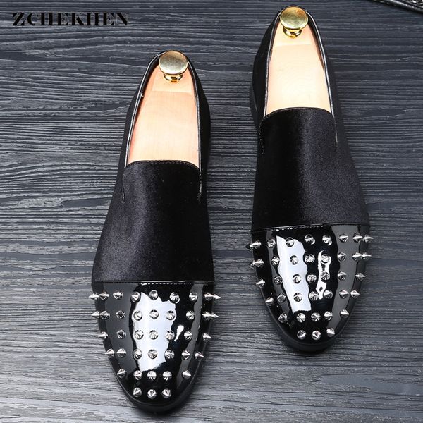 men dress shoes microfiber leather comfortable oxfords shoes rivet design men flats formal business party, Black
men dress shoes microfiber leather comfortable oxfords shoes rivet design men flats formal business party, Black