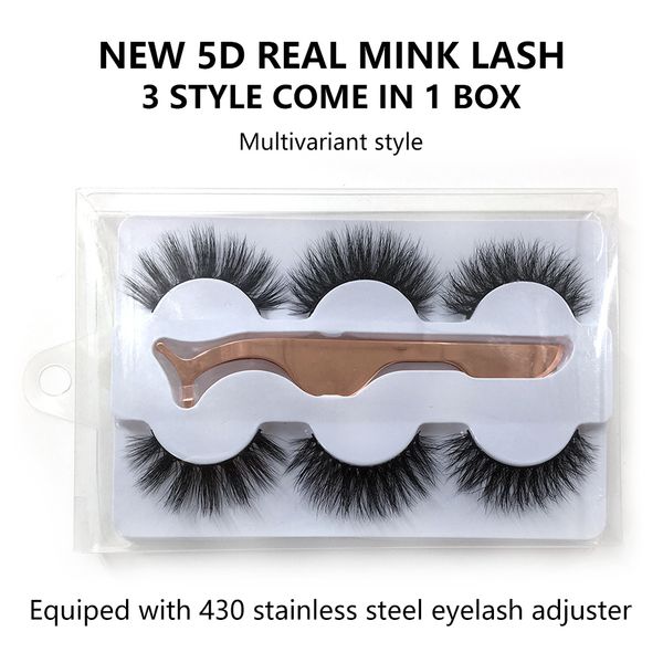 new 3pair 5d real eyelashes 100% cruelty lashes reusable natural false eyelash curler popular lashes makeup
new 3pair 5d real eyelashes 100% cruelty lashes reusable natural false eyelash curler popular lashes makeup