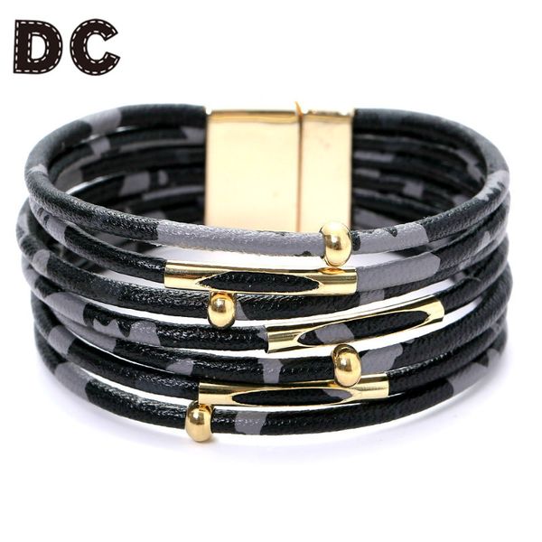 dc leopard leather bracelets for women 2019 new fashion bracelets & bangles elegant multilayer wide wrap bracelet jewelry, Golden;silver
dc leopard leather bracelets for women 2019 new fashion bracelets & bangles elegant multilayer wide wrap bracelet jewelry, Golden;silver