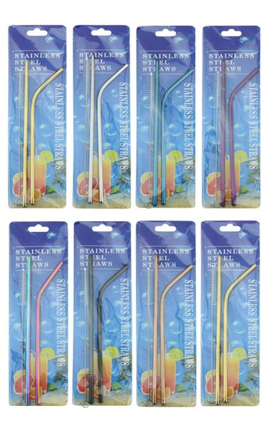 stainless steel straws set colorful eco friendly reusable metal drinking straws set with cleaning brush party bar accessory
stainless steel straws set colorful eco friendly reusable metal drinking straws set with cleaning brush party bar accessory