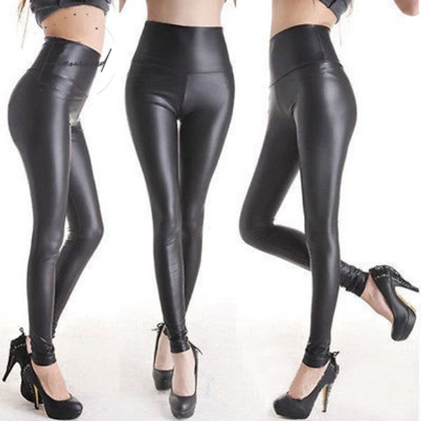 look faux leather pants matt women pant high waist stretch black leather slim pants leggings, Black;white
look faux leather pants matt women pant high waist stretch black leather slim pants leggings, Black;white