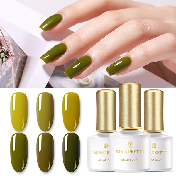 born pretty 6ml nail gel polish olive green color series spring tender green pure color soak off nail art gel varnish, Red;pink
born pretty 6ml nail gel polish olive green color series spring tender green pure color soak off nail art gel varnish, Red;pink