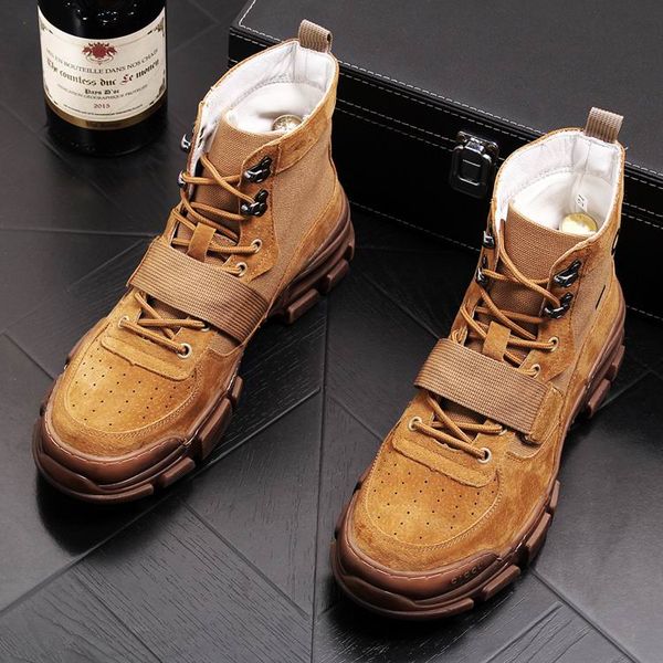 fashion foward men casual shoes high brown martin boots for man british style black desert boots male ankle boots
fashion foward men casual shoes high brown martin boots for man british style black desert boots male ankle boots