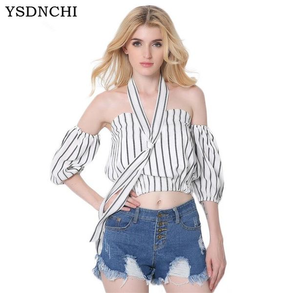 ysdnchi crop cotton striped print women t-shirts women t shirts midriff baring half sleeve blusa tshirt crop, White
ysdnchi crop cotton striped print women t-shirts women t shirts midriff baring half sleeve blusa tshirt crop, White