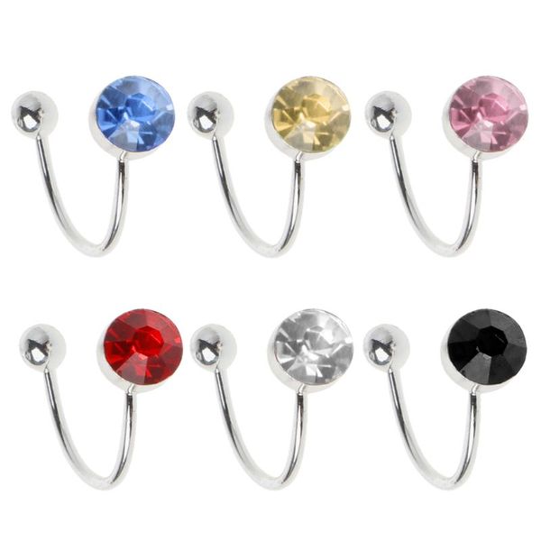 cz stone clip on earring crystal ear cuff non-piercing ear clip fashion jewelry, Silver
cz stone clip on earring crystal ear cuff non-piercing ear clip fashion jewelry, Silver