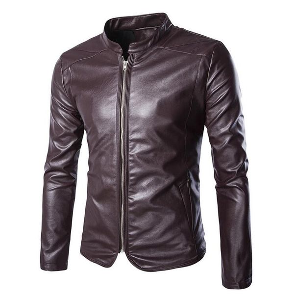 2016 new sale autumn fashion zipper motorcycle leather jackets men outwear casual slim solid pu men jacket coat, Black
2016 new sale autumn fashion zipper motorcycle leather jackets men outwear casual slim solid pu men jacket coat, Black