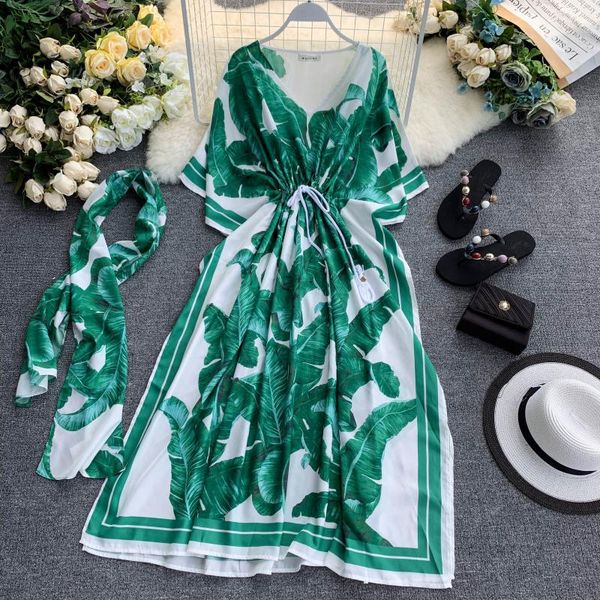 women printed short sleeve high waist swim beach dress cover up summer bathing suit swimwear bikini swimsuit cover-ups
women printed short sleeve high waist swim beach dress cover up summer bathing suit swimwear bikini swimsuit cover-ups
