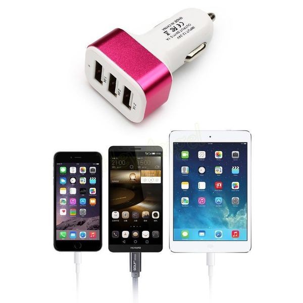 car phone charger universal usb car charger 3 port car aluminum alloy charger adapter socket usb charging
car phone charger universal usb car charger 3 port car aluminum alloy charger adapter socket usb charging