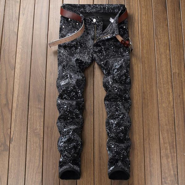 new america digital black jeans men printed pants slim fit pants men fashion elastic force small feet trousers leisure fashions, Blue
new america digital black jeans men printed pants slim fit pants men fashion elastic force small feet trousers leisure fashions, Blue