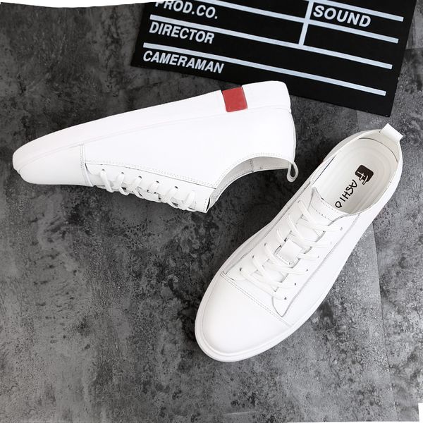 men's shoes summer 2019 new shoes white leather breathable casual foundation white men, Black
men's shoes summer 2019 new shoes white leather breathable casual foundation white men, Black