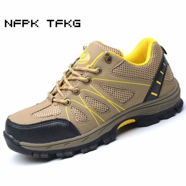 big size men casual breathable steel toe cap working safety shoes soft leather non-slip tooling security boots protective zapato, Black
big size men casual breathable steel toe cap working safety shoes soft leather non-slip tooling security boots protective zapato, Black