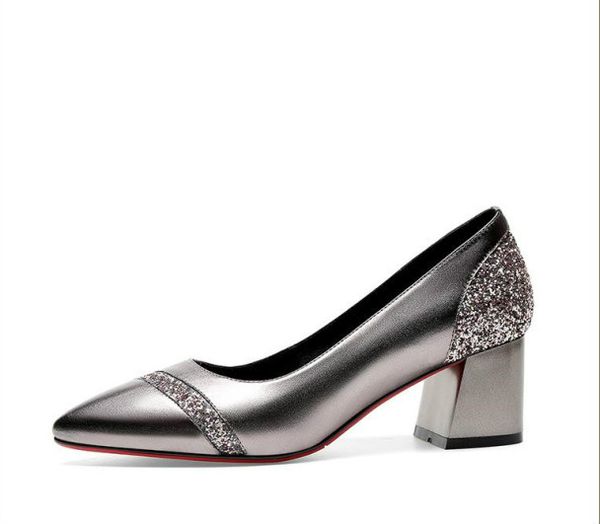 masonry women's casual pumps pointed toe work staff high heels shoes fashion spring and autumn ladies pumps, Black
masonry women's casual pumps pointed toe work staff high heels shoes fashion spring and autumn ladies pumps, Black