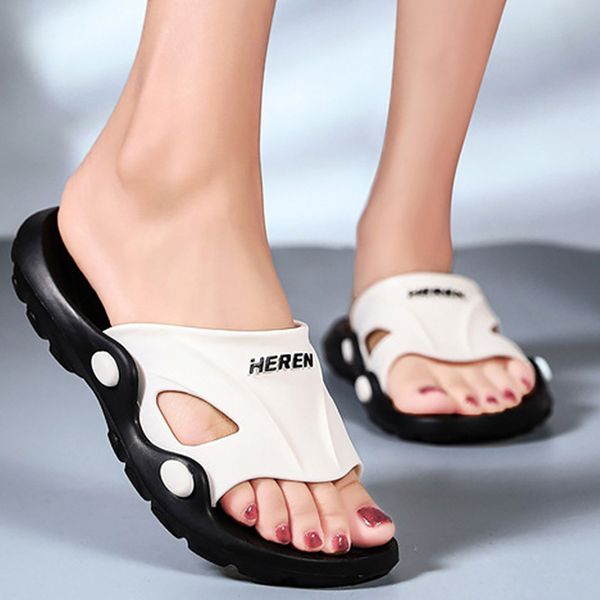 men leisure beach slippers plus size 45 concise outdoor couple flat slippers eva soft non-slip for home, Black
men leisure beach slippers plus size 45 concise outdoor couple flat slippers eva soft non-slip for home, Black