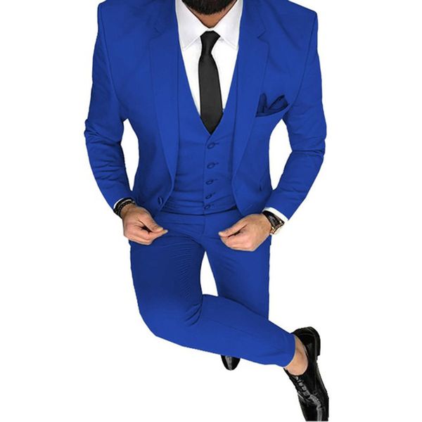 royal blue men suits slim fit casual 3 pieces business groomsmen green lapel tuxedos for formal wedding (blazer+pants+vest) 2020, White;black
royal blue men suits slim fit casual 3 pieces business groomsmen green lapel tuxedos for formal wedding (blazer+pants+vest) 2020, White;black