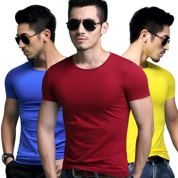 2019 summer o-neck plus size men's short-sleeve bottoming shirt design solid slimming lycra cotton 180g/m2 t-shirts camisetas de los ho, White;black
2019 summer o-neck plus size men's short-sleeve bottoming shirt design solid slimming lycra cotton 180g/m2 t-shirts camisetas de los ho, White;black