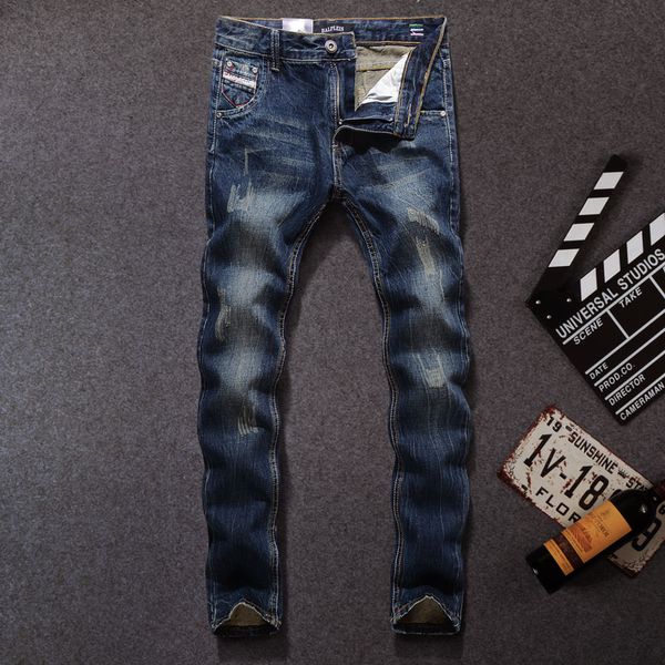 italian style fashion men jeans black blue color slim fit ripped jeans men classical denim pants slim fit vintage designer
italian style fashion men jeans black blue color slim fit ripped jeans men classical denim pants slim fit vintage designer