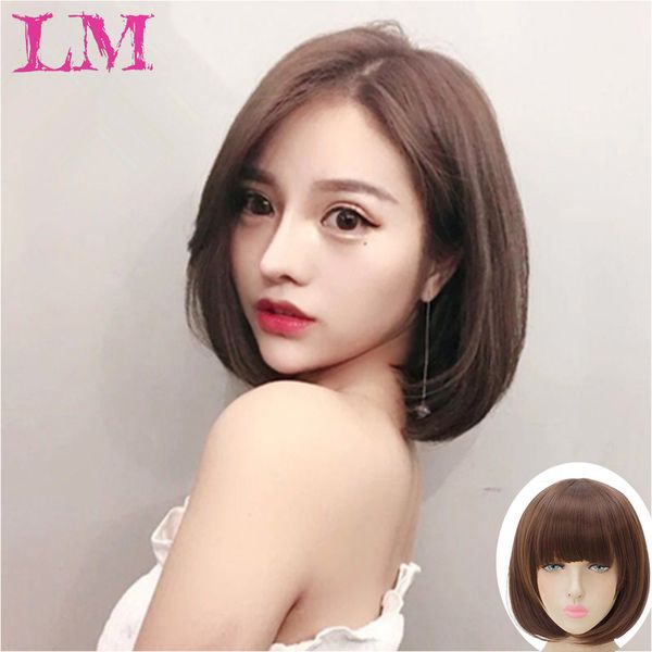 lm 24 color female synthetic hair highlight short straight cosplay bob women wigs brown black white pink
lm 24 color female synthetic hair highlight short straight cosplay bob women wigs brown black white pink