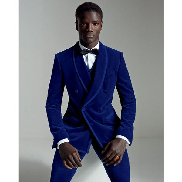 double breasted blue velvet wedding groom tuxedos shawl lapel groomsmen men suits prom blazer (jacket+pants+vest+tie) w80, Black;gray
double breasted blue velvet wedding groom tuxedos shawl lapel groomsmen men suits prom blazer (jacket+pants+vest+tie) w80, Black;gray