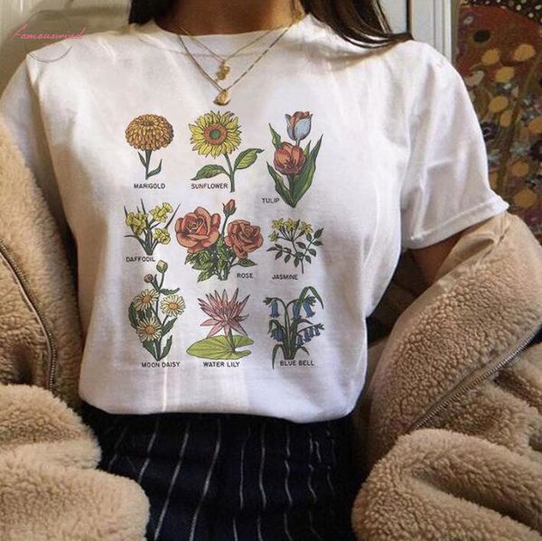 women t shirts new flower round neck solid color printed short sleeved t shirt drop shipping good quality, White
women t shirts new flower round neck solid color printed short sleeved t shirt drop shipping good quality, White