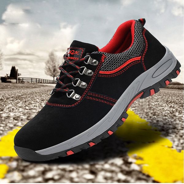 steel toe safety shoes safety steel plate ankle anti-smashing wild survival boots, Black
steel toe safety shoes safety steel plate ankle anti-smashing wild survival boots, Black