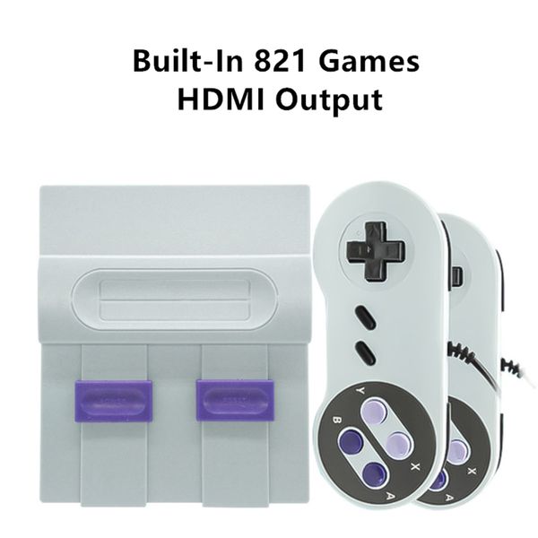 Super Classic SFC TV Портативные мини-игровые приставки Развлекательная система для 821 SFC NES SNES Портативная игровая консоль Выход HDMI
Super Classic SFC TV Портативные мини-игровые приставки Развлекательная система для 821 SFC NES SNES Портативная игровая консоль Выход HDMI