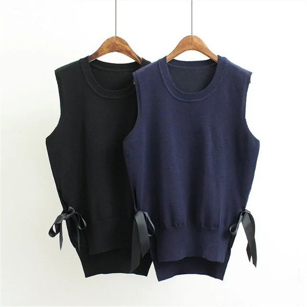 sweet bow elastic short knitted vest for women 2019 new autumn modis black sleeveless waistcoat o-neck elegant ladies sweater, Black;white
sweet bow elastic short knitted vest for women 2019 new autumn modis black sleeveless waistcoat o-neck elegant ladies sweater, Black;white