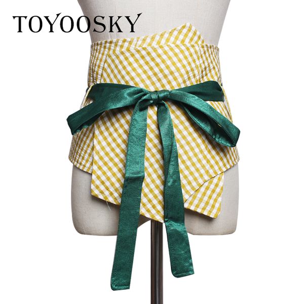 2019 women belt plaid wide bandage belt for dress blouse all-match decorative for female toyoosky, Black;brown
2019 women belt plaid wide bandage belt for dress blouse all-match decorative for female toyoosky, Black;brown