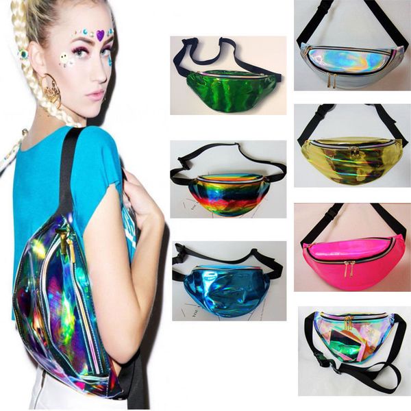 women fanny pack pu laser transparent purse should waist chest hip waist bag punk party sport bling belt bag
women fanny pack pu laser transparent purse should waist chest hip waist bag punk party sport bling belt bag