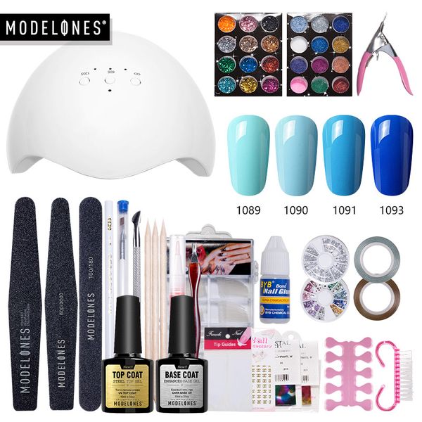 modelones 32pcs/lot nail art tools led lamp set soak off blue color series uv gel polish nail art 36w uv lamp manicure tools kit
modelones 32pcs/lot nail art tools led lamp set soak off blue color series uv gel polish nail art 36w uv lamp manicure tools kit