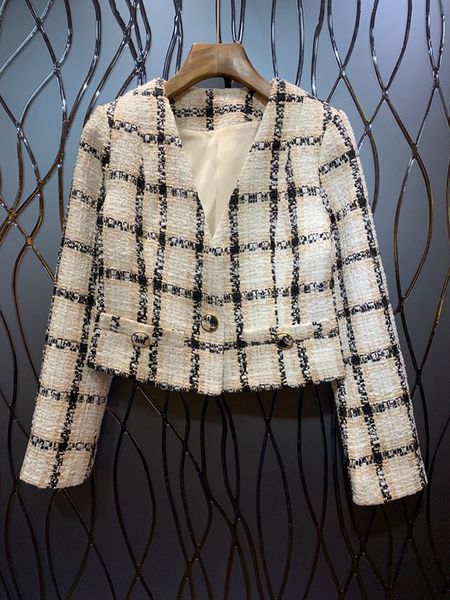 2019 early autumn new woman v-neck lattice knitted baitie short short coat 806, Black;brown
2019 early autumn new woman v-neck lattice knitted baitie short short coat 806, Black;brown