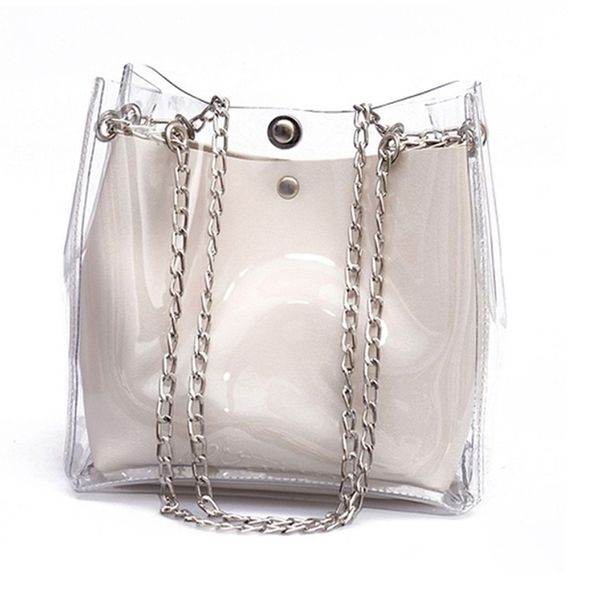 women small bucket bags plastic transparent totes composite chain bag female mini jelly handbags white
women small bucket bags plastic transparent totes composite chain bag female mini jelly handbags white
