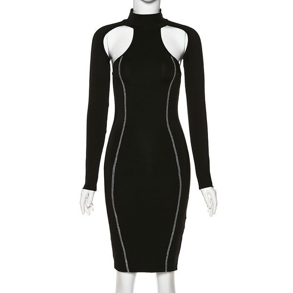 womens designer panelled casual short skiny dresses hollow out solid color bodycon dresses fashion females clothing, Black;gray
womens designer panelled casual short skiny dresses hollow out solid color bodycon dresses fashion females clothing, Black;gray