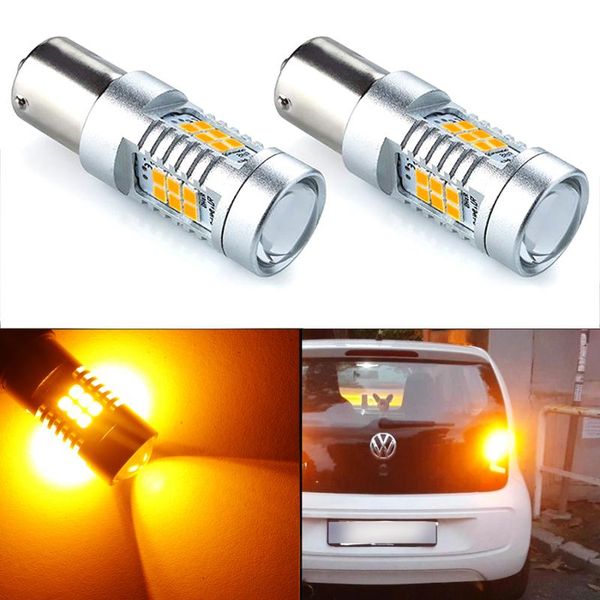 2pcs bau15s 7507 py21w led bulbs amber yellow 21-smd 1200lm for car front or rear turn signal light bulbs dc12-24v
2pcs bau15s 7507 py21w led bulbs amber yellow 21-smd 1200lm for car front or rear turn signal light bulbs dc12-24v