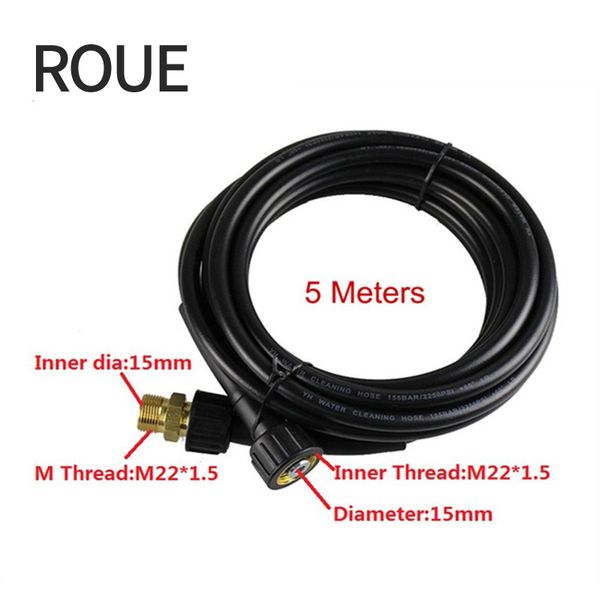 roue high pressure washer water cleaning hose connecting pipe m22*1.5 15mm*15mm 180bar 5meter (cw023
roue high pressure washer water cleaning hose connecting pipe m22*1.5 15mm*15mm 180bar 5meter (cw023