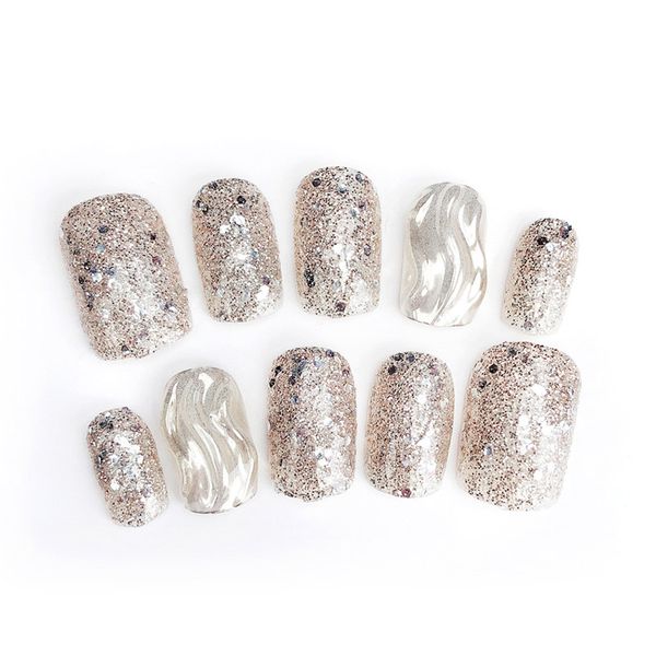 24pcs glittering fake nails tips manicure decoration decals diy false nails for women ladies nshopping, Red;gold
24pcs glittering fake nails tips manicure decoration decals diy false nails for women ladies nshopping, Red;gold