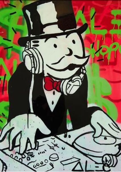 Alec Monopoly Oil Painting On Canvas Urban Art Wall Decor DJ Wall Art Home Decor Handpainted &HD Print 191013
Alec Monopoly Oil Painting On Canvas Urban Art Wall Decor DJ Wall Art Home Decor Handpainted &HD Print 191013