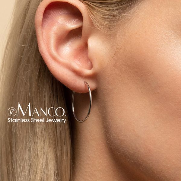 carlidana 25mm fashion stainless steel earring for women minimalist thin hoop earrings women trendy ear rings, Golden;silver
carlidana 25mm fashion stainless steel earring for women minimalist thin hoop earrings women trendy ear rings, Golden;silver