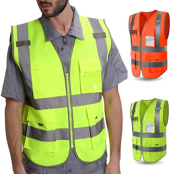 2019 high visibility reflective vest for safety body safe protective clothing men outdoors sporting working vest orange yellow, White;black
2019 high visibility reflective vest for safety body safe protective clothing men outdoors sporting working vest orange yellow, White;black