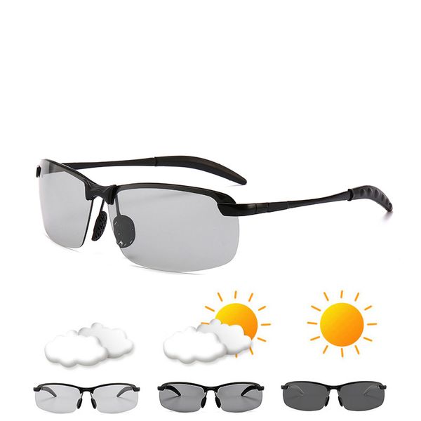 pchromic sunglasses men polarized driving chameleon glasses male change color sunglasses day night vision driving eyewear, White;black
pchromic sunglasses men polarized driving chameleon glasses male change color sunglasses day night vision driving eyewear, White;black