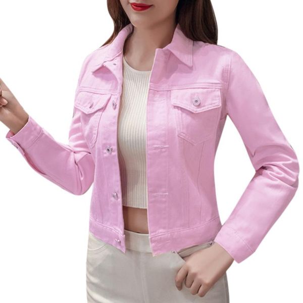 jacket women autumn winter lapel solid casual slim fit denim buttons jeans jacket cardigan coat female chaqueta mujer, Black;brown
jacket women autumn winter lapel solid casual slim fit denim buttons jeans jacket cardigan coat female chaqueta mujer, Black;brown