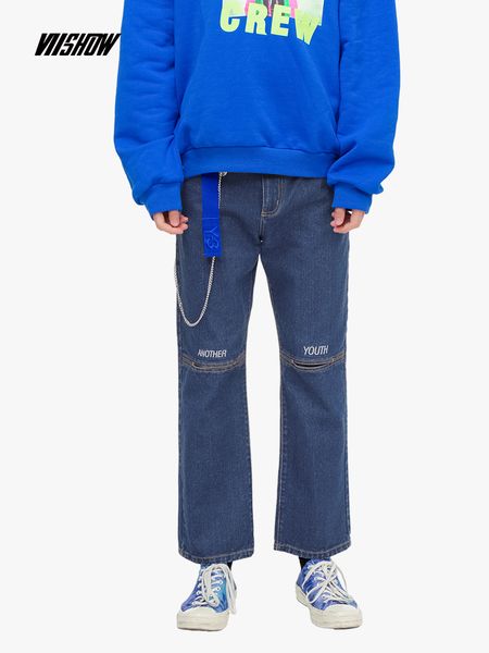 viishow ripped jeans men brand men's stitching straight denim pants casual trousers 2019 new spring cotton men's jeans nc1187191, Blue
viishow ripped jeans men brand men's stitching straight denim pants casual trousers 2019 new spring cotton men's jeans nc1187191, Blue