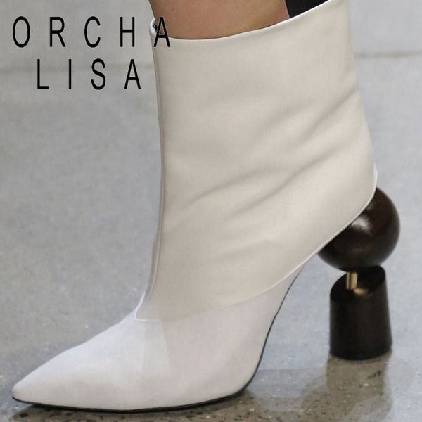 orcha lisa autumn gold purple ankle boot for women geometry strange high heel shoes 2020 runway t-show short botas feminin b1912, Black
orcha lisa autumn gold purple ankle boot for women geometry strange high heel shoes 2020 runway t-show short botas feminin b1912, Black