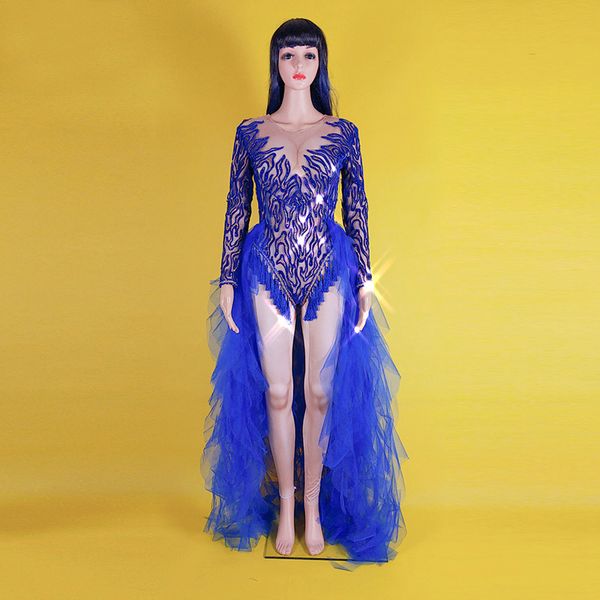 female singer blue phoenix lace dj sparkling crystals rhinestone fashion jumpsuit costume nightclub dance wear festival outfit, Black;red
female singer blue phoenix lace dj sparkling crystals rhinestone fashion jumpsuit costume nightclub dance wear festival outfit, Black;red