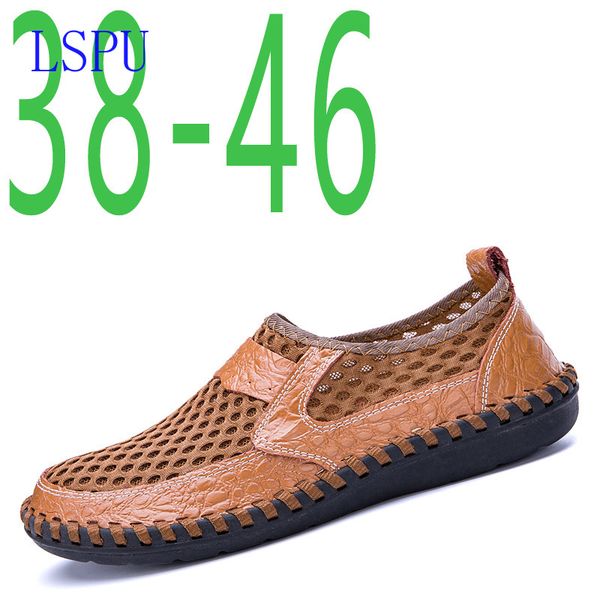 2019 summer breathable mesh shoes mens casual shoes genuine leather slip on brand fashion summer man soft comfortable, Black
2019 summer breathable mesh shoes mens casual shoes genuine leather slip on brand fashion summer man soft comfortable, Black